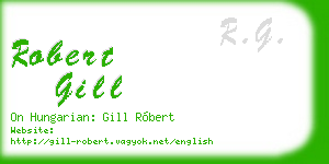 robert gill business card