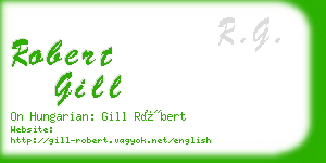 robert gill business card